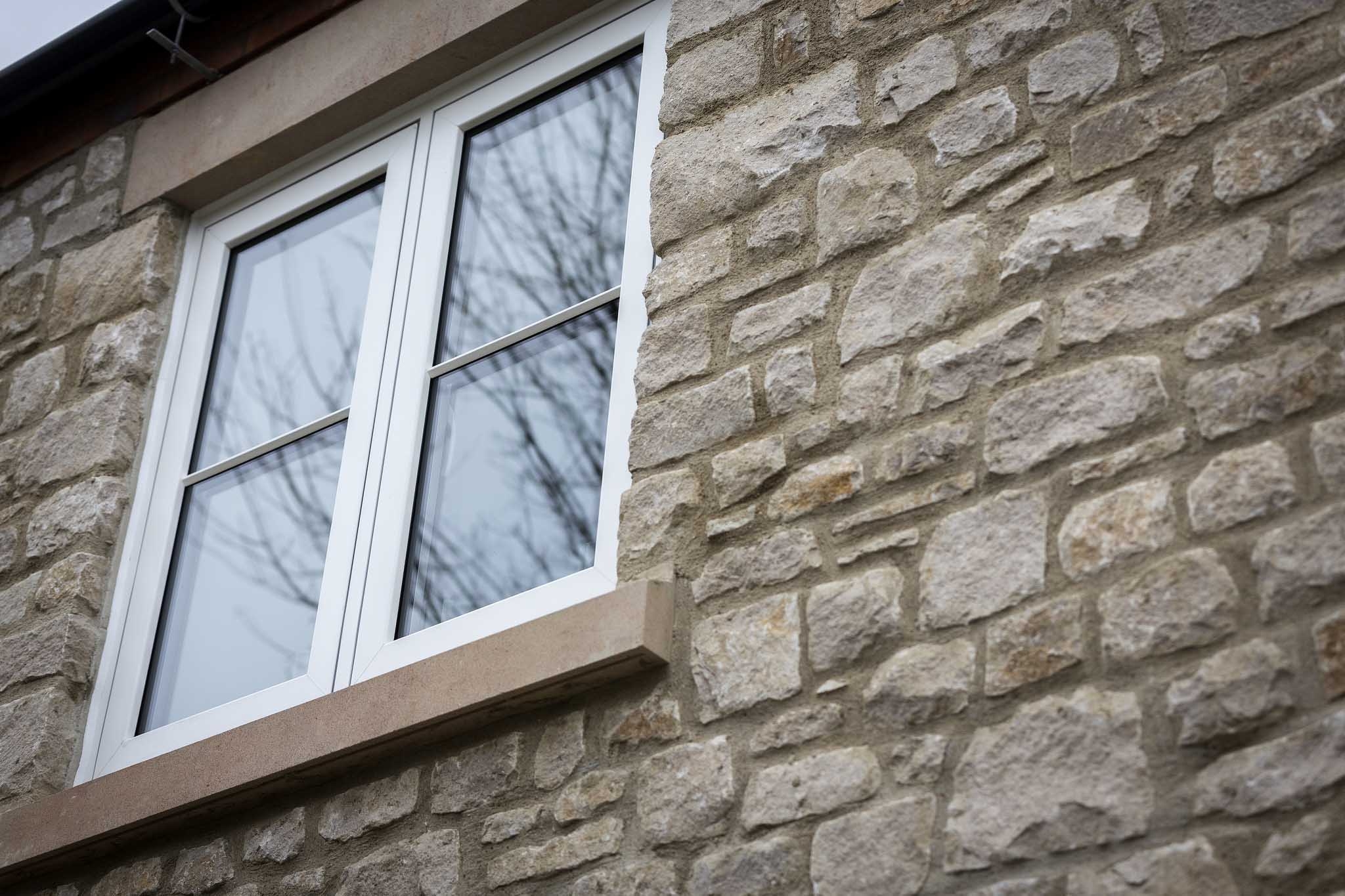Cream Flush Casement Window Replacements Waterlooville
